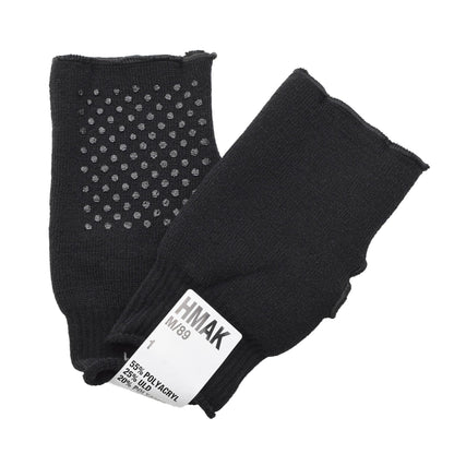 Danish army fingerless gloves with non-slip palms Black