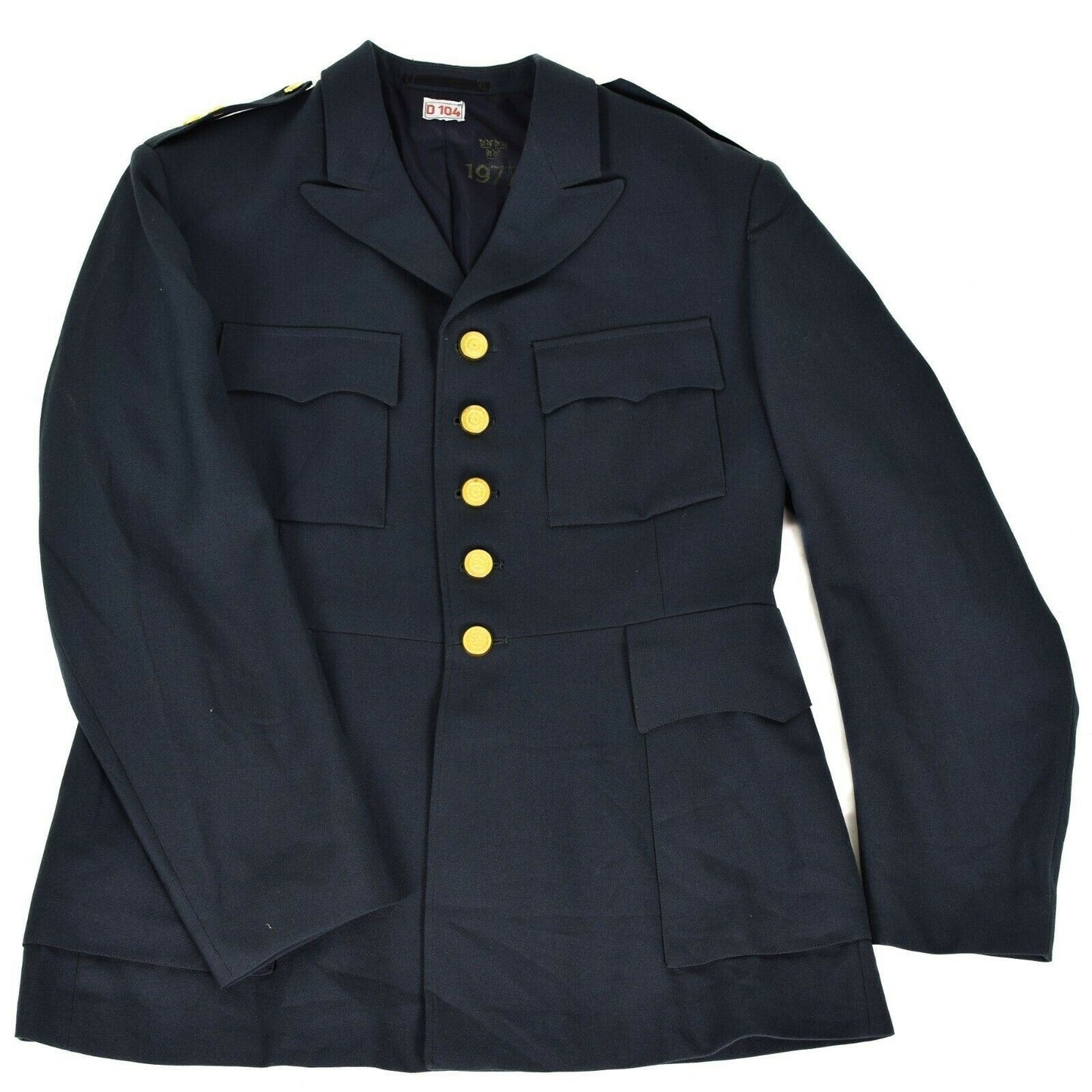 Swedish army infantry parade jacket Blue