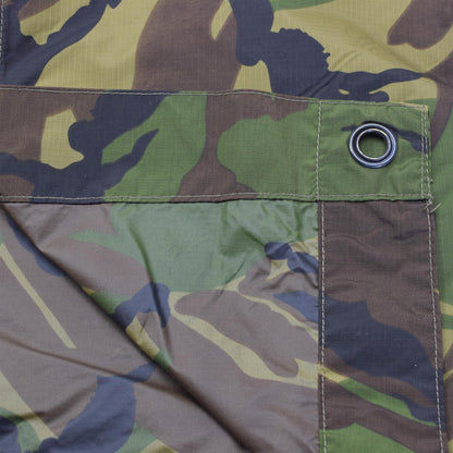 Dutch army waterproof poncho with hood DPM print