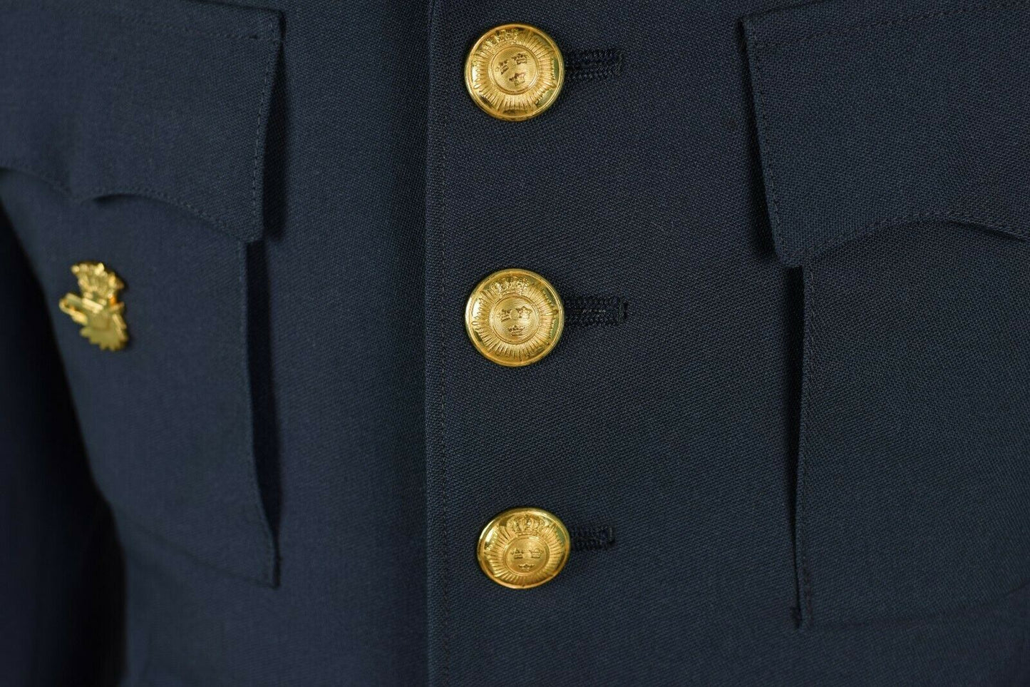 Swedish army infantry parade jacket Blue