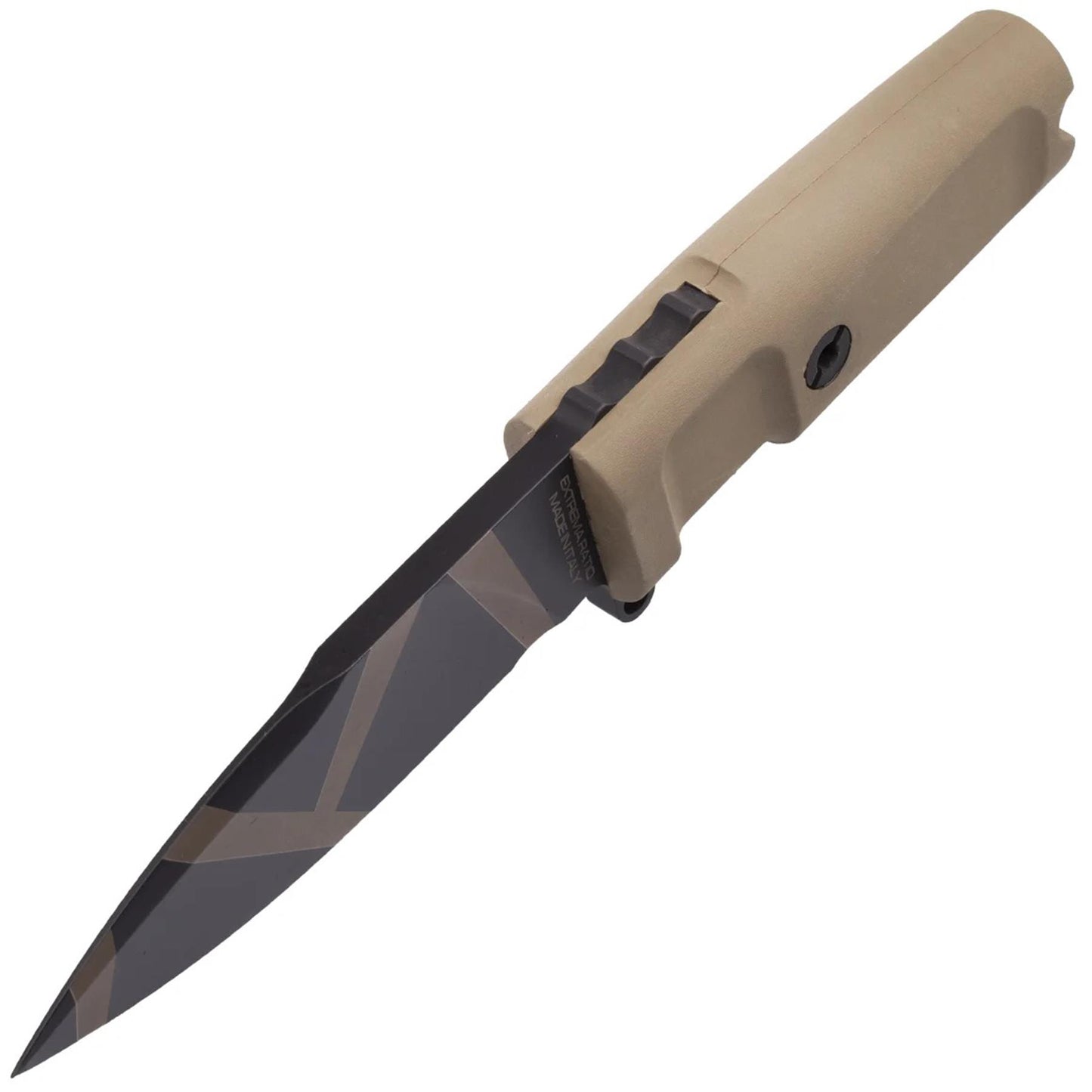 Extrema Ratio SHRAPNEL OG fixed tactical knife with a leaf-shaped blade