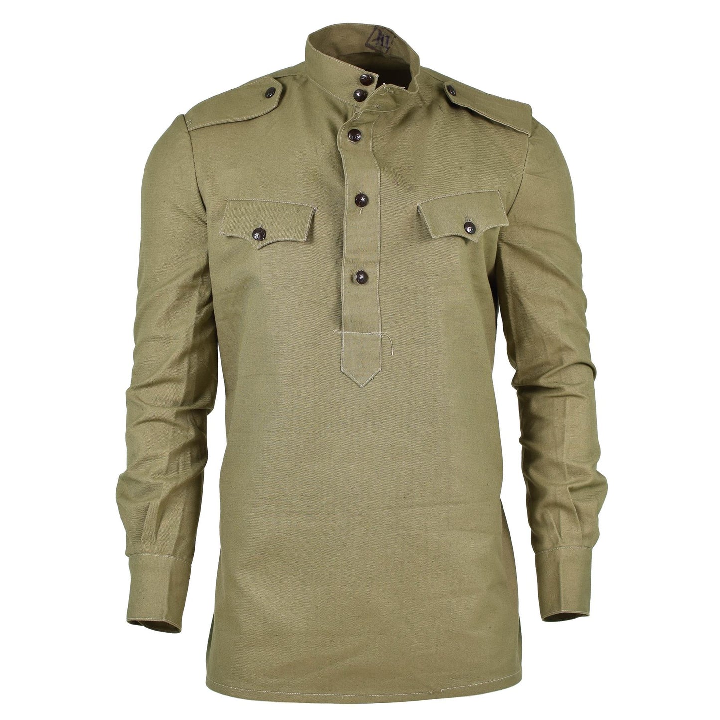 Bulgarian army vintage shirt in Khaki color