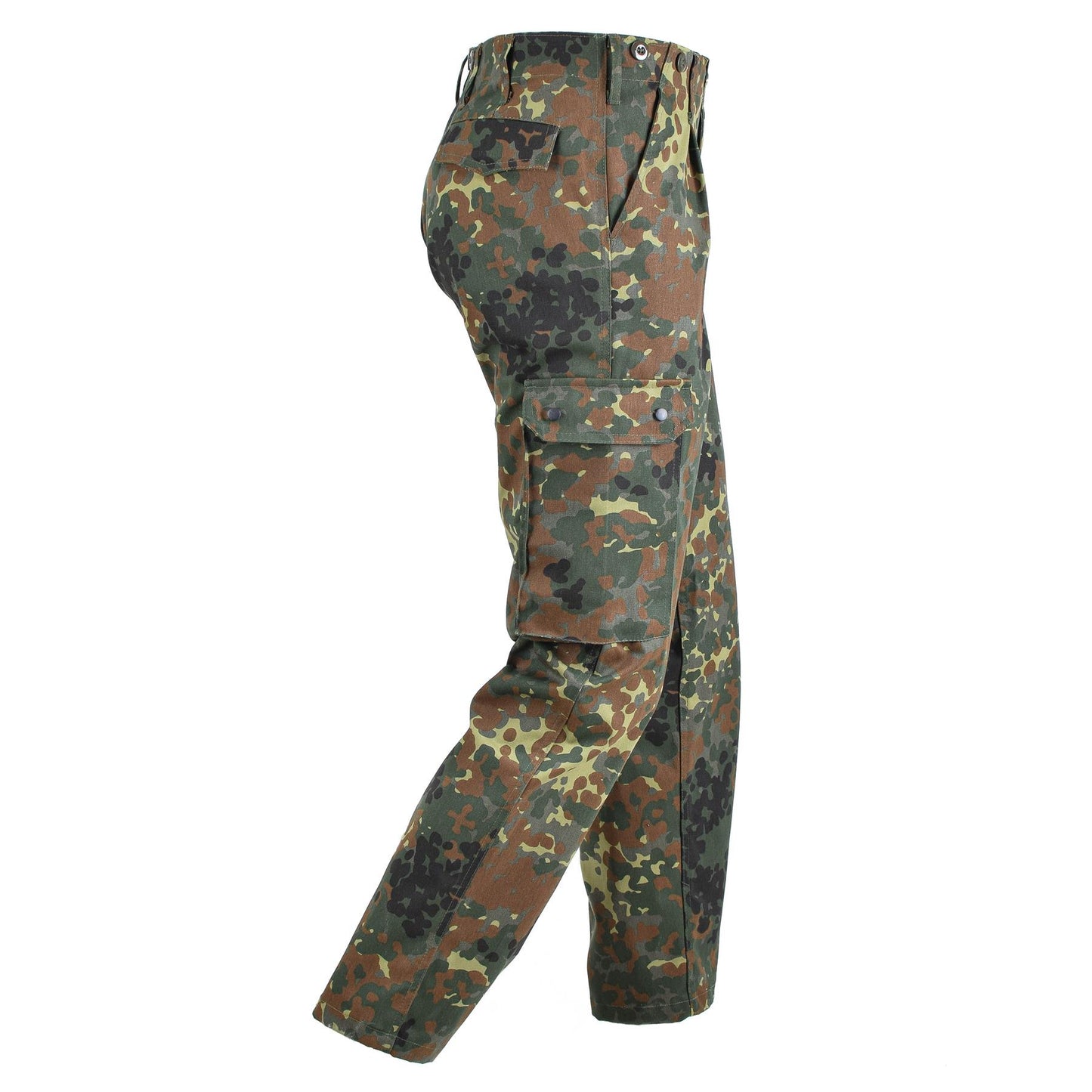 MFH Tactical Field Pants with Pockets Flecktarn Print