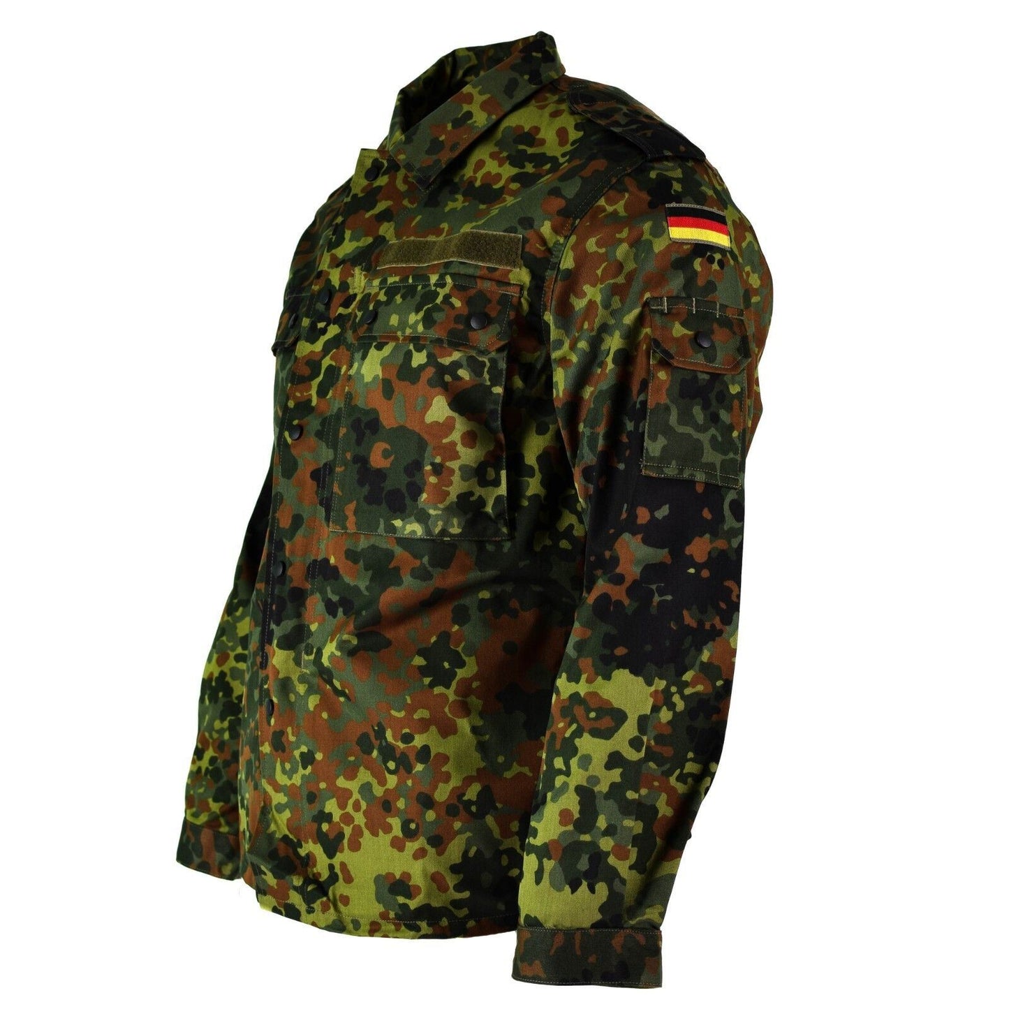 German army shirt with long sleeves flecktarn