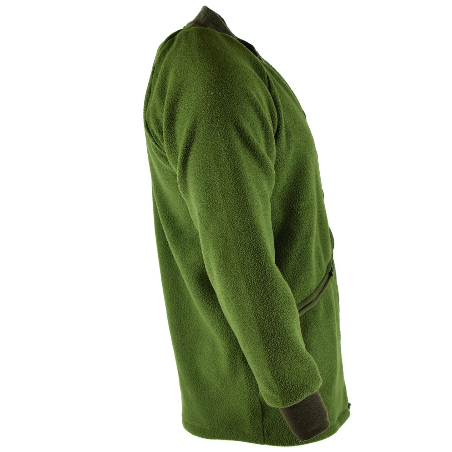 United Kingdom Army Thermal Fleece Liner with Zipper Green