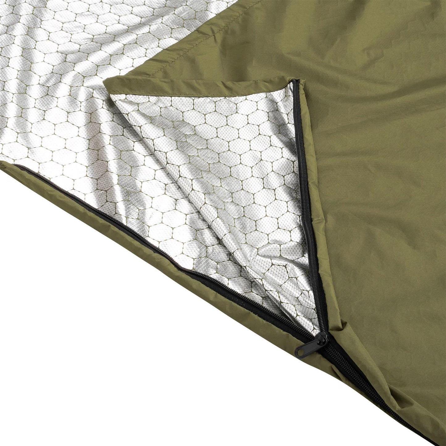 MIL-TEC waterproof emergency sleeping bag in olive