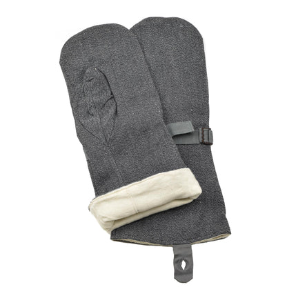 Swiss army mittens work gloves gray