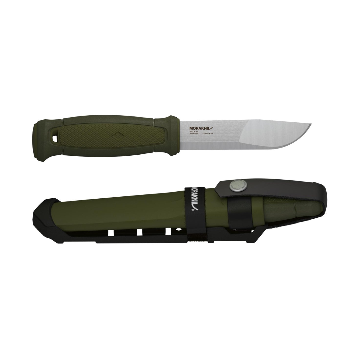 Mora Kansbol Fixed Knife with Multi Mount Holster and Molle Attachment