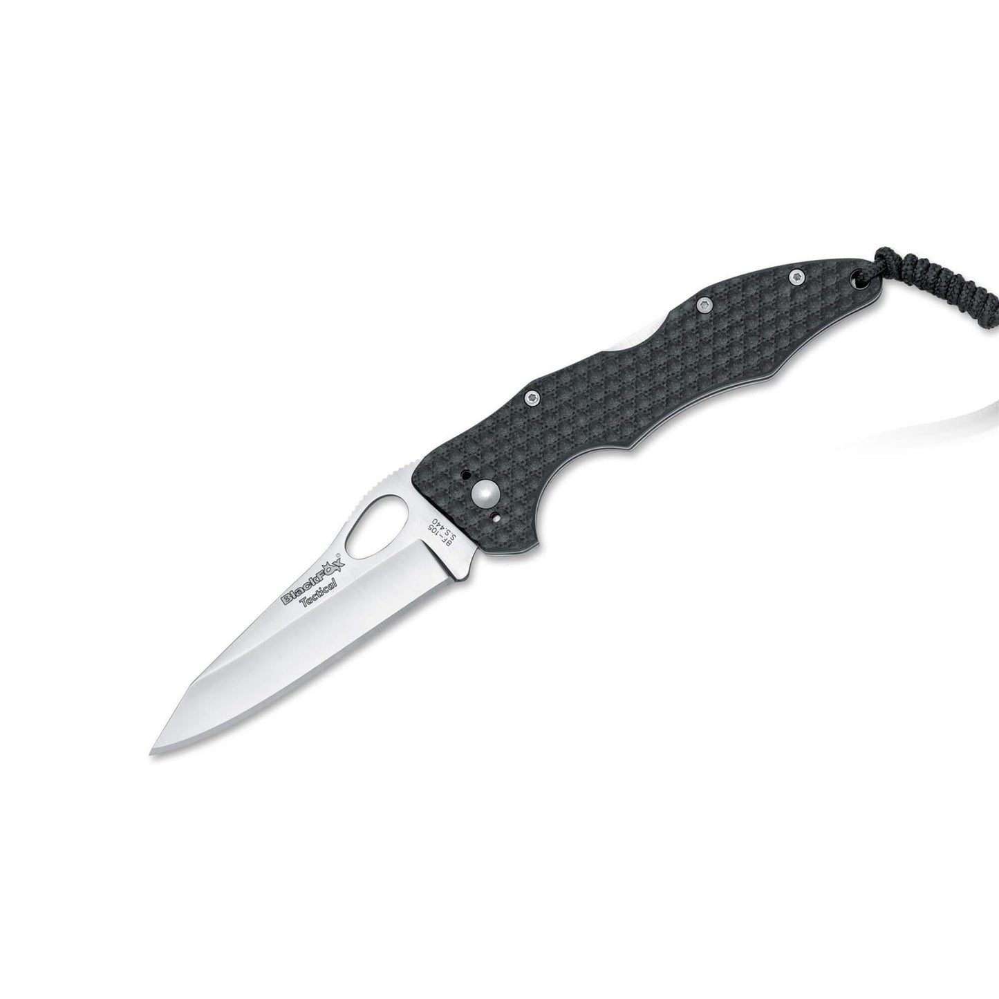 Fox Knives folding knife with satin finish and stainless steel blade