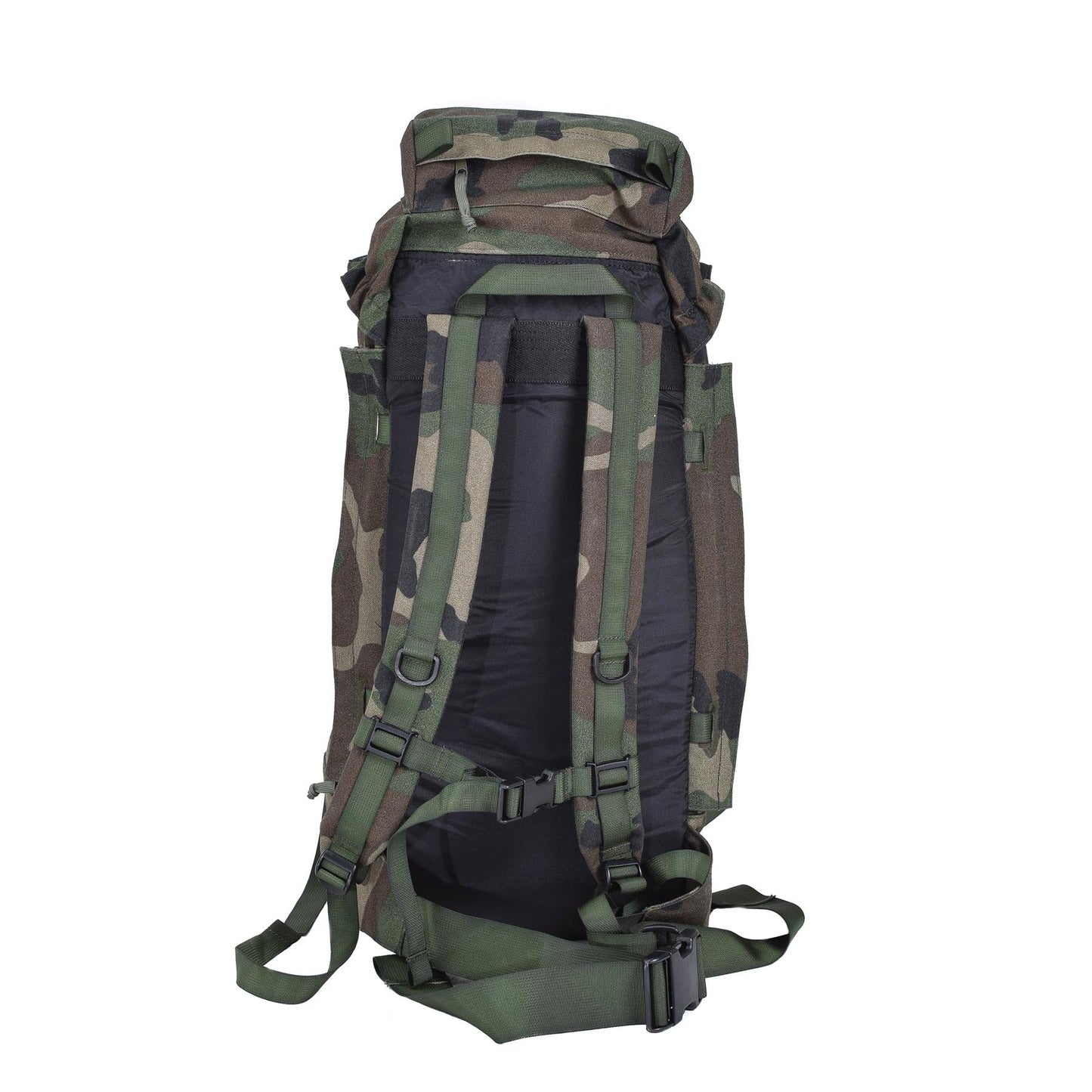 Dutch army tactical hiking backpack 40 liter capacity Woodland print