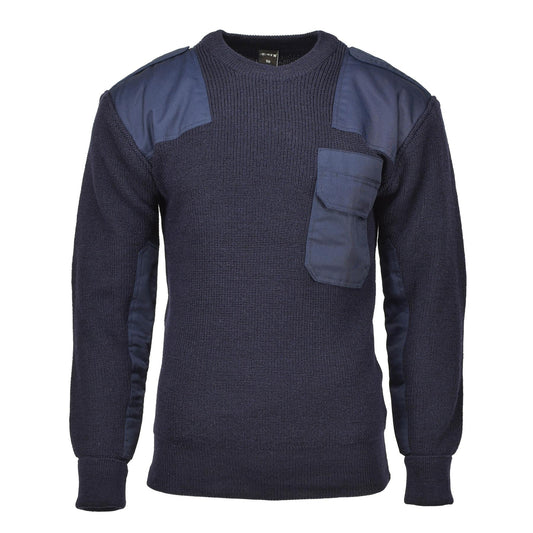 MFH German Army Style Sweater Blue