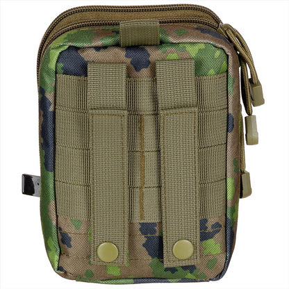 MFH EDC krepšelis su MOLLE tvirtinimais M05 camo, kompaktiškas ir funkcionalus kasdieniams daiktams.
