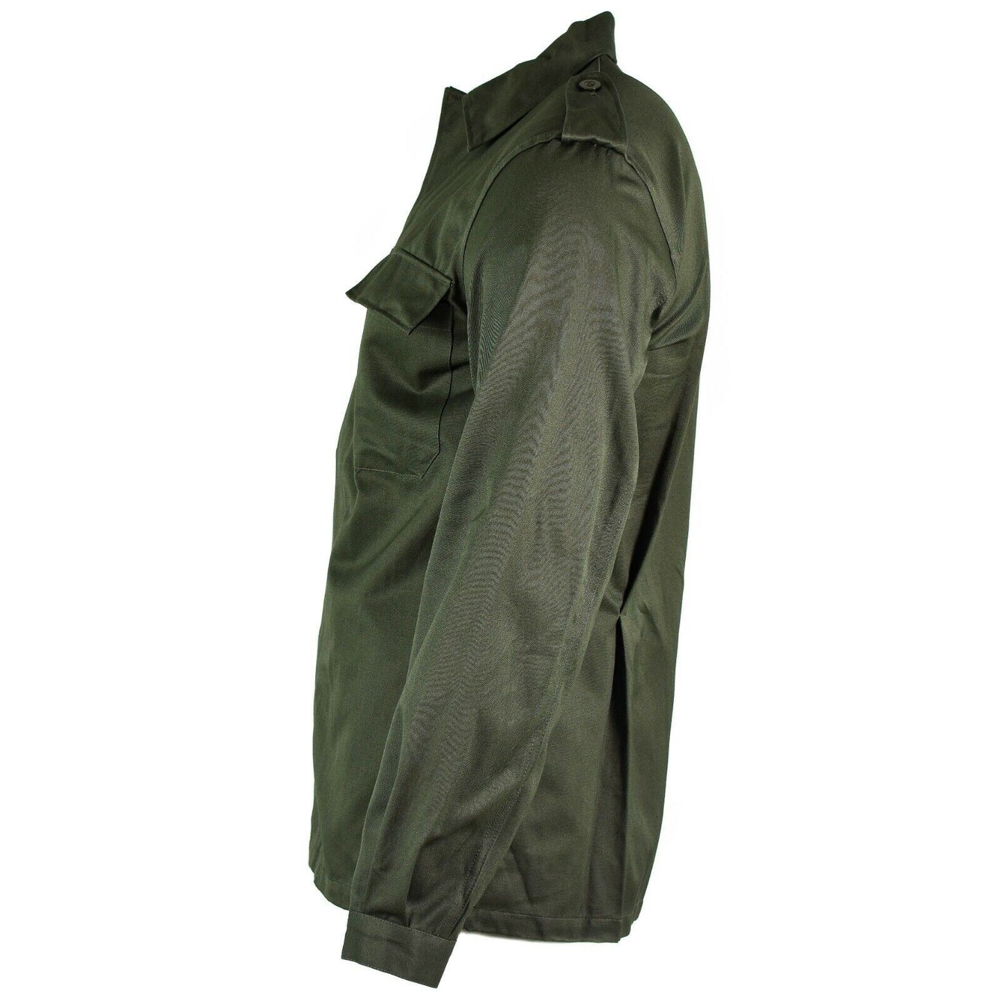 Belgian Army BDU Button Up Shirt Green