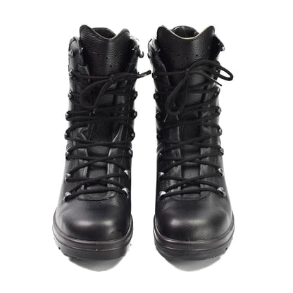 German Army Casual Outdoor Leather Boots Black