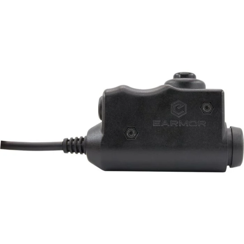 Earmor M51-MID PTT adapteris Midland radijo stotelėms juodas