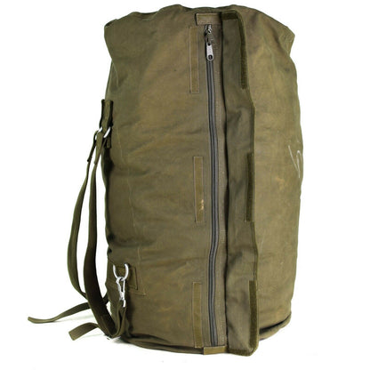 German army large travel bag with straps Olive