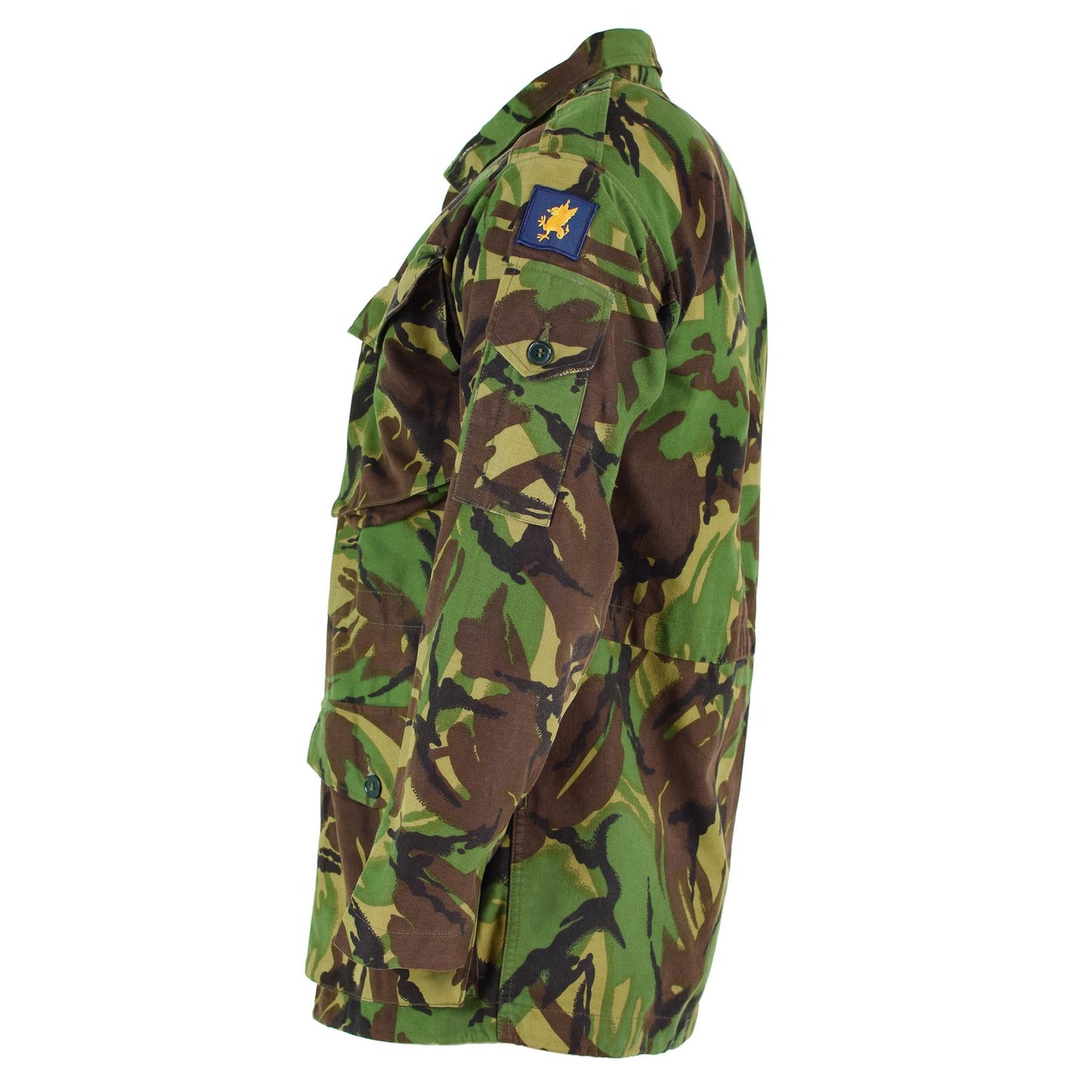 British Army Tactical Smock Style Jacket Woodland Print