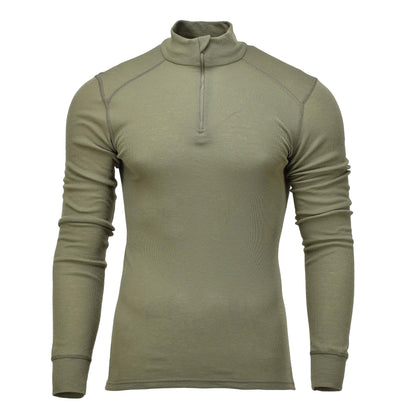 Dutch Army Long Sleeve High Collar Undershirt Olive