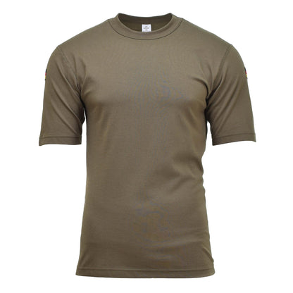 Leo Kohler T-shirt with short sleeves in olive color