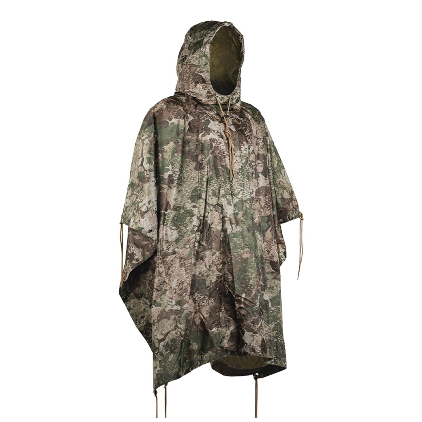 MIL-TEC lightweight waterproof poncho in ripstop fabric