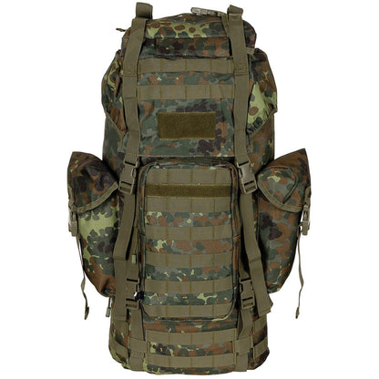 MFH tactical backpack 65l with padded back