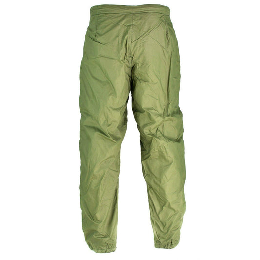 Swedish military thermal pants for cold weather Green