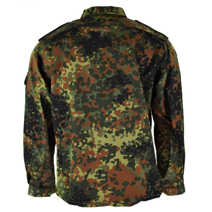 German army shirt with long sleeves flecktarn