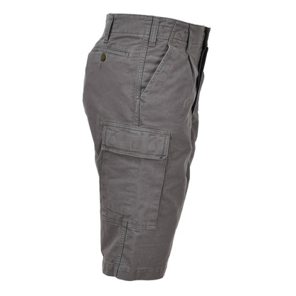 Leo Kohler military style cargo shorts in gray