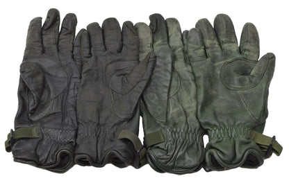 British Army MK II Lined Leather Gloves Olive