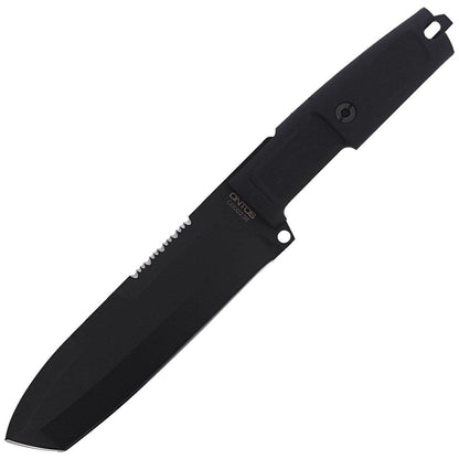 ExtremaRatio ONTOS tanto-shaped tactical knife with fixed blade and partially serrated back