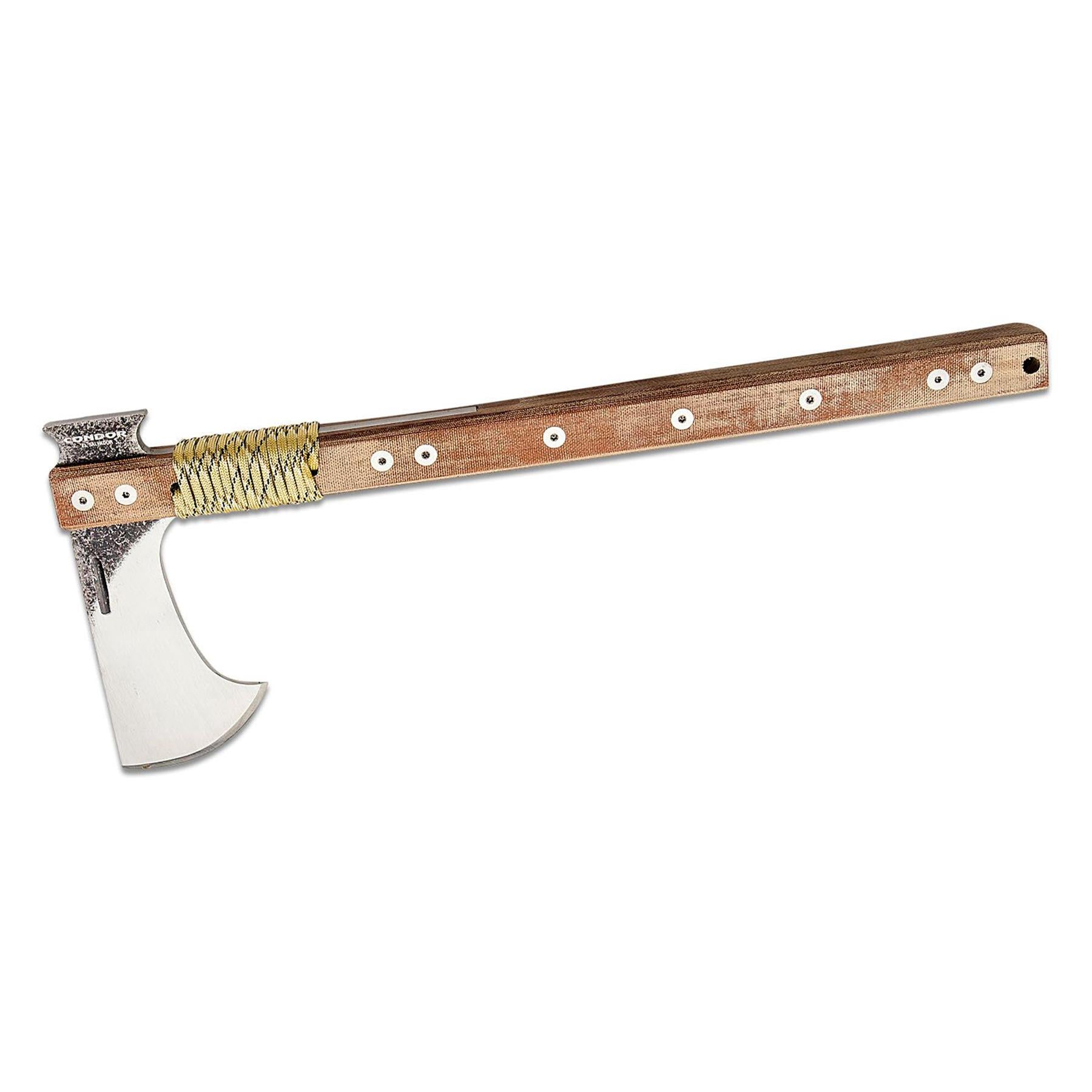 Senovinis kirvis Condor Hawk Axe – 1075 anglies plienas - Militar.lt