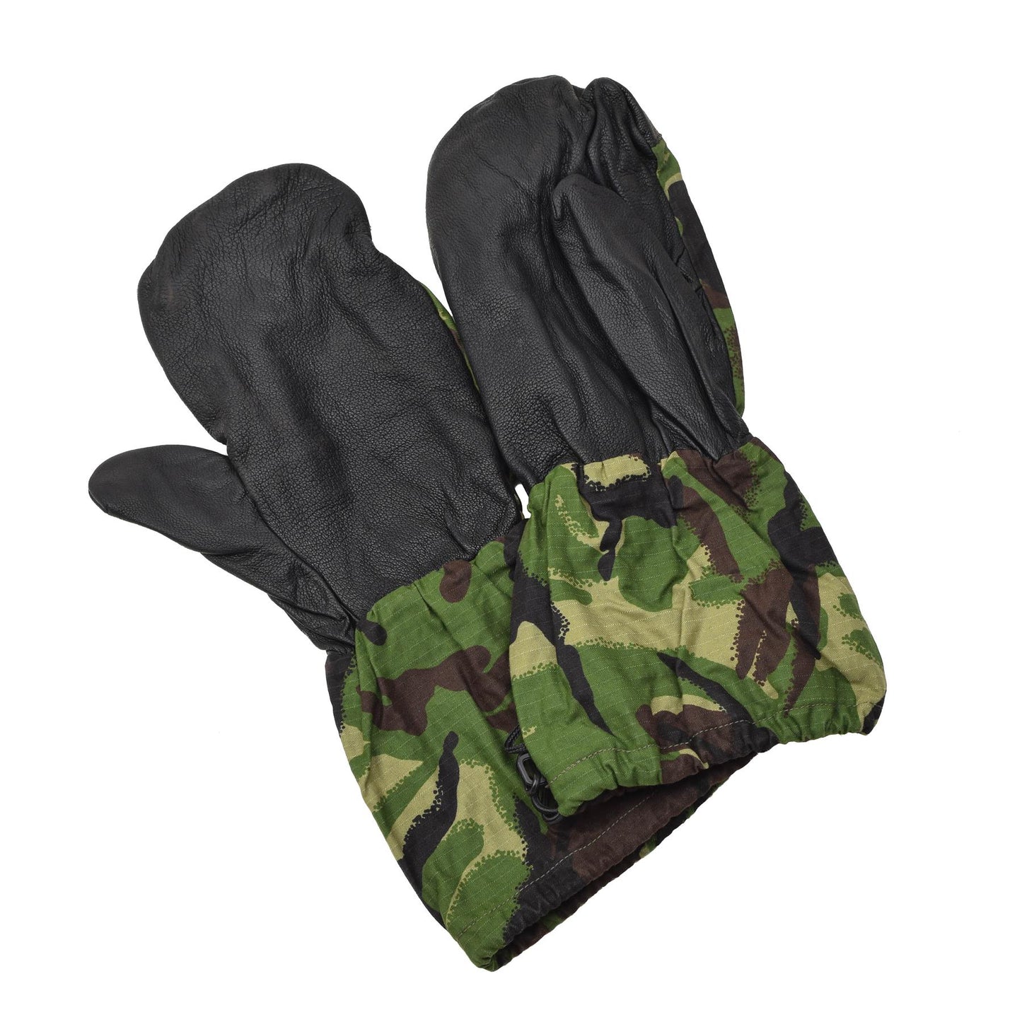 British Army Leather Gloves DPM Printing