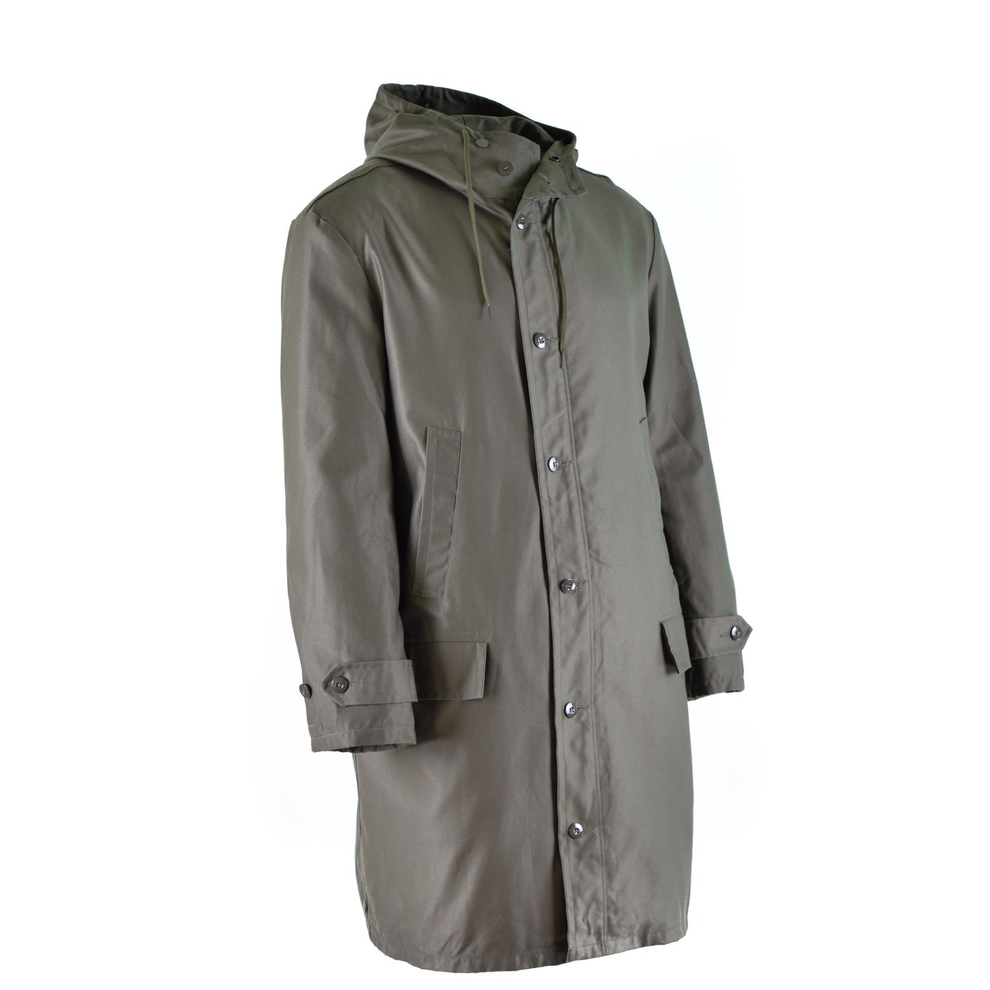 German army parka style long jacket Olive