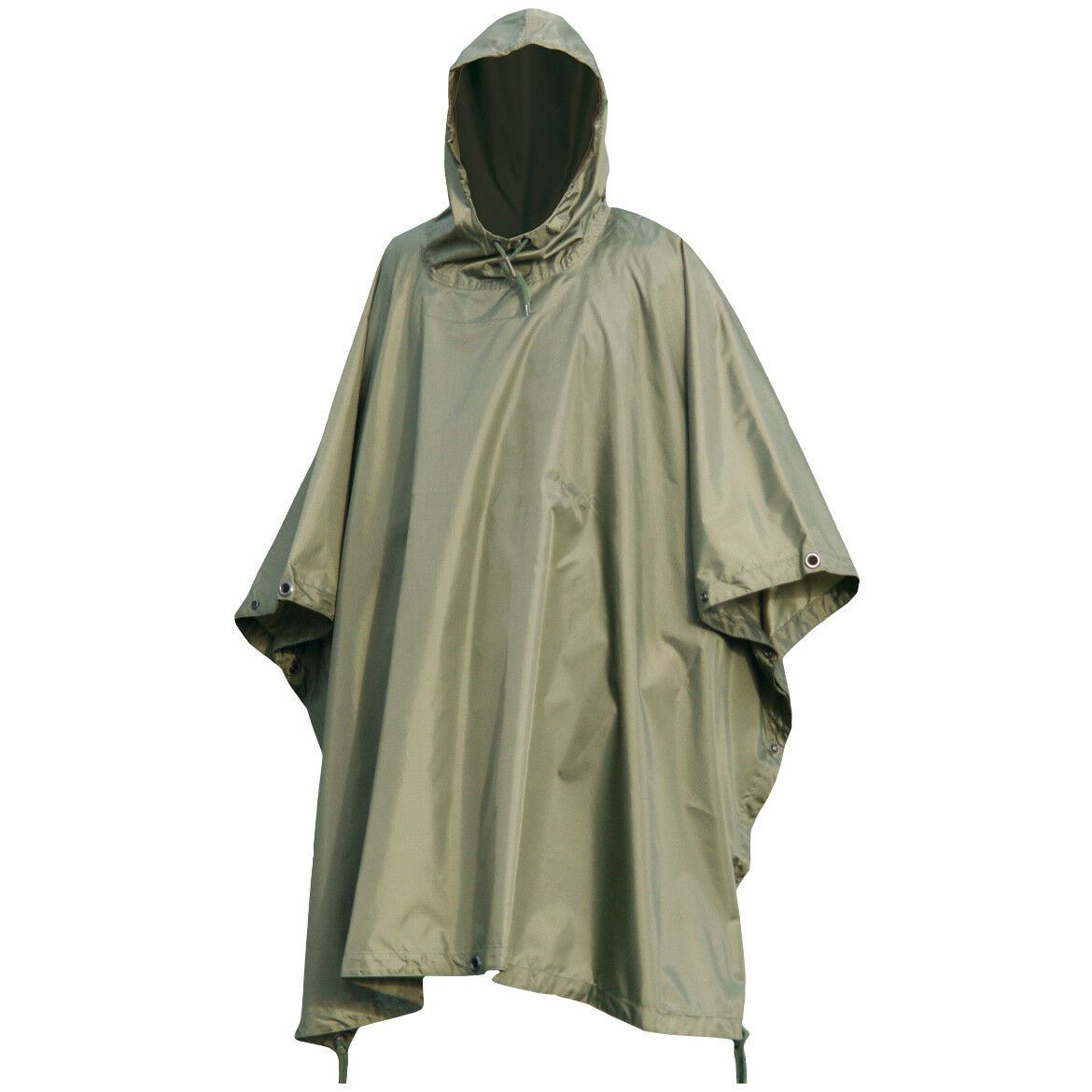 MIL-TEC waterproof poncho tent top ripstop material Olive