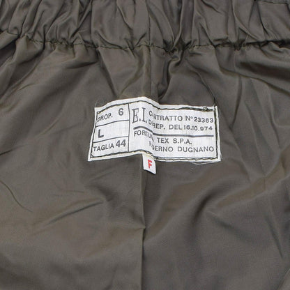 Italian Army Air Force Rain Pants Waterproof Olive