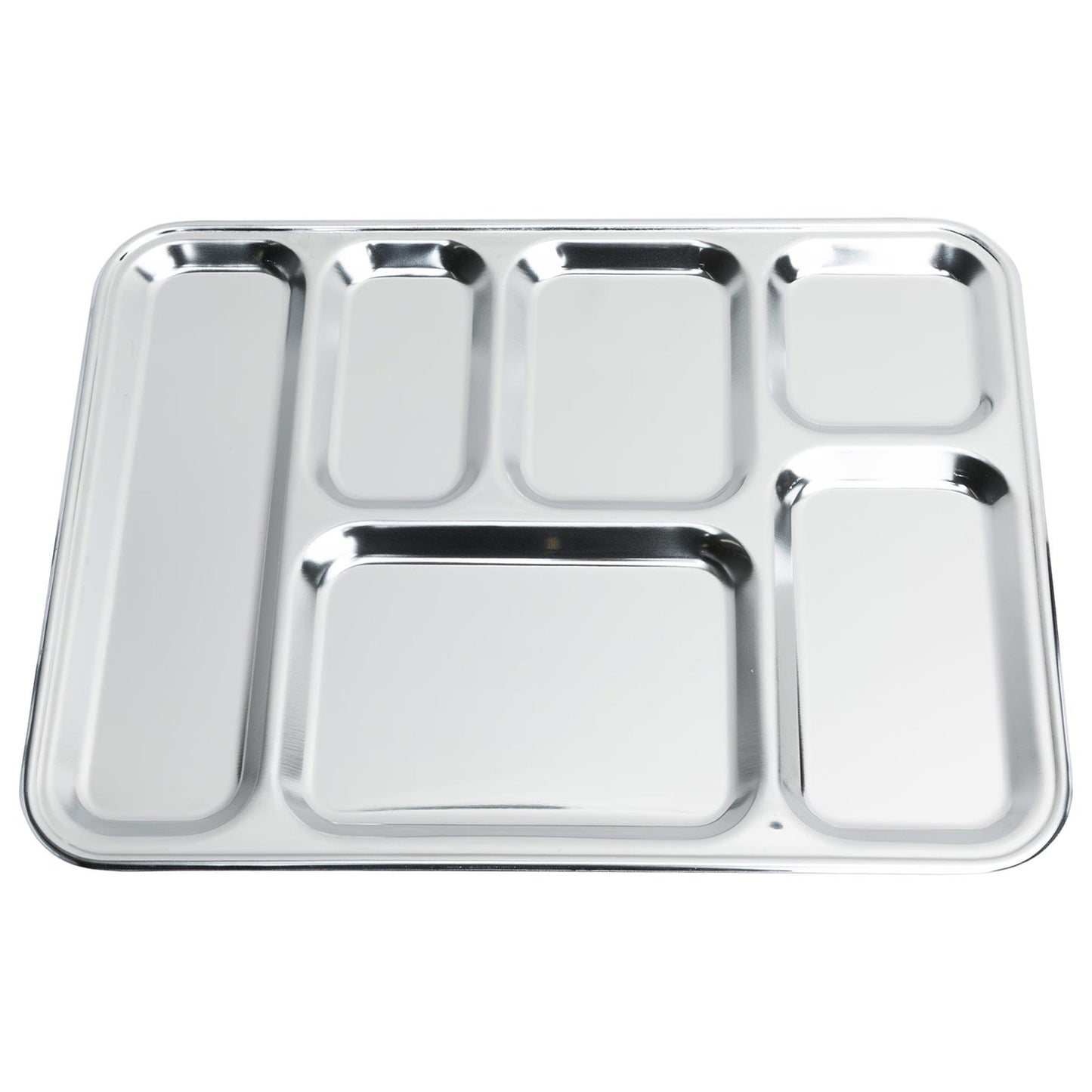 French military food tray made of stainless steel