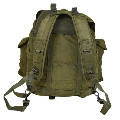 US Army 50L Tactical Backpack with 3 Pouches in Front Olive