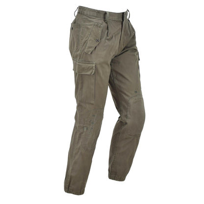 Italian army work pants olive color