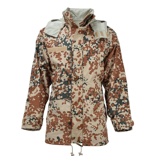 Danish army rain jacket waterproof with hood M84 desert print