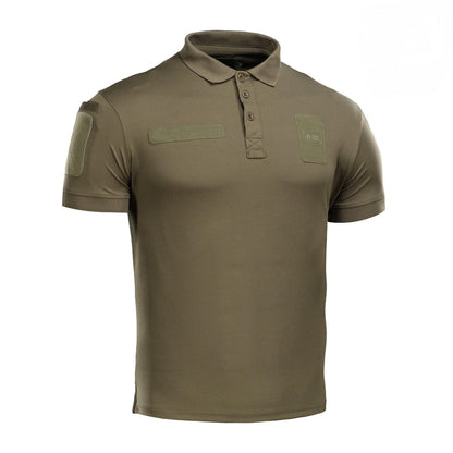 M-TAC polo shirt with short sleeves in olive color