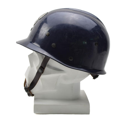 Belgian Army Vintage Police Helmet Blue