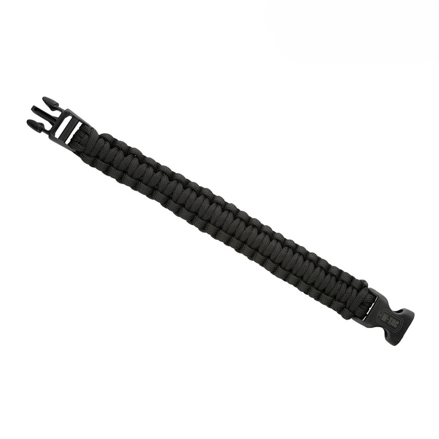 M-TAC taktinė Paracord apyrankė išgyvenimo virvė 3 m juoda