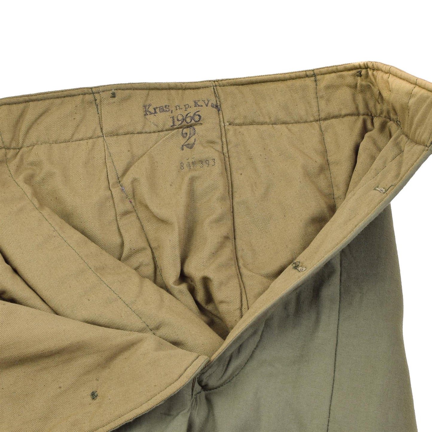 Czech army trouser lining M60 for extreme cold weather Olive