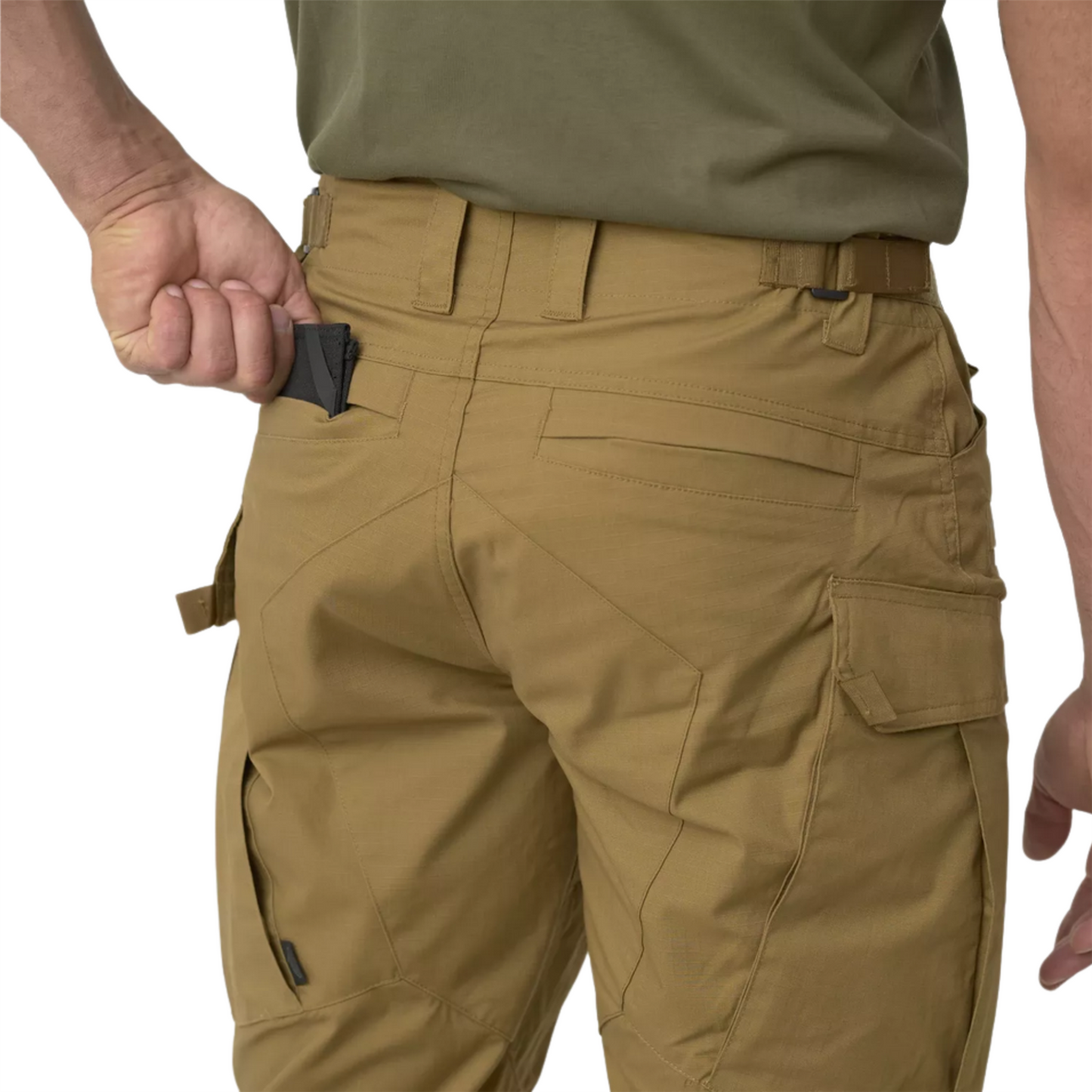 Helikon-Tex SFU Next Mk2 taktinės kelnės Ripstop Woodland marginimo