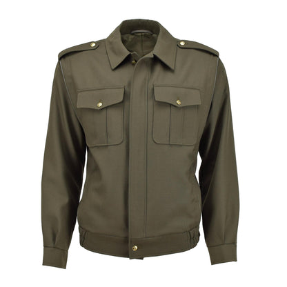 Daily jacket of the Czech army in green color