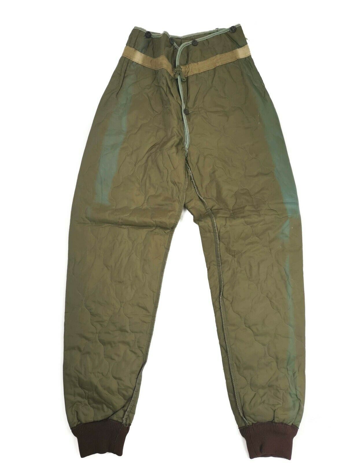 The lining of Czech army trousers is thermally warm Olive