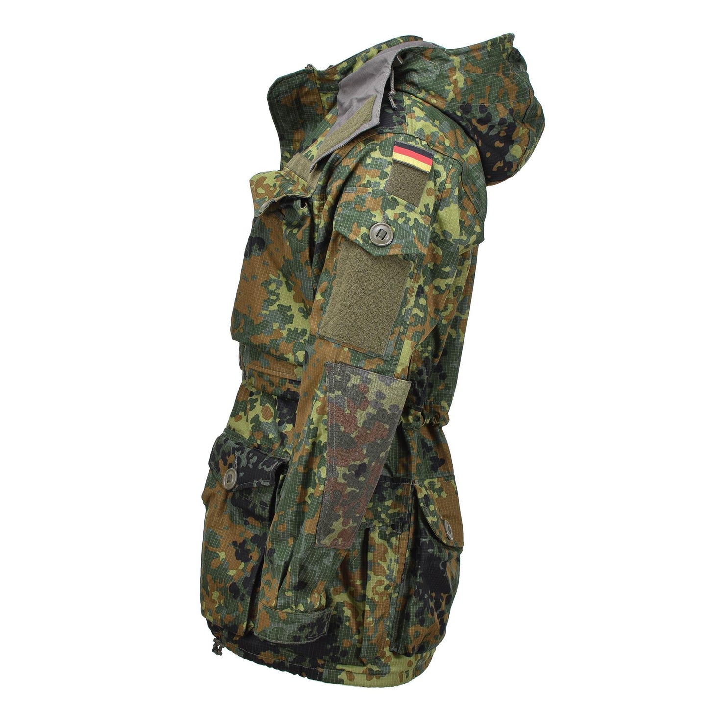 Leo Kohler Tactical Smock Style Jacket Flecktarn Print