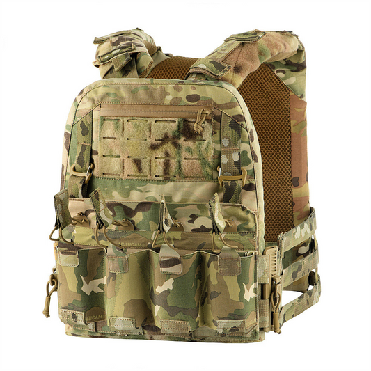 M-TAC Cuirass QRS taktinė plokščių nešimo liemenė MTP camo
