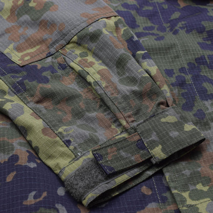 TACGEAR German army style jacket in Flecktarn print 