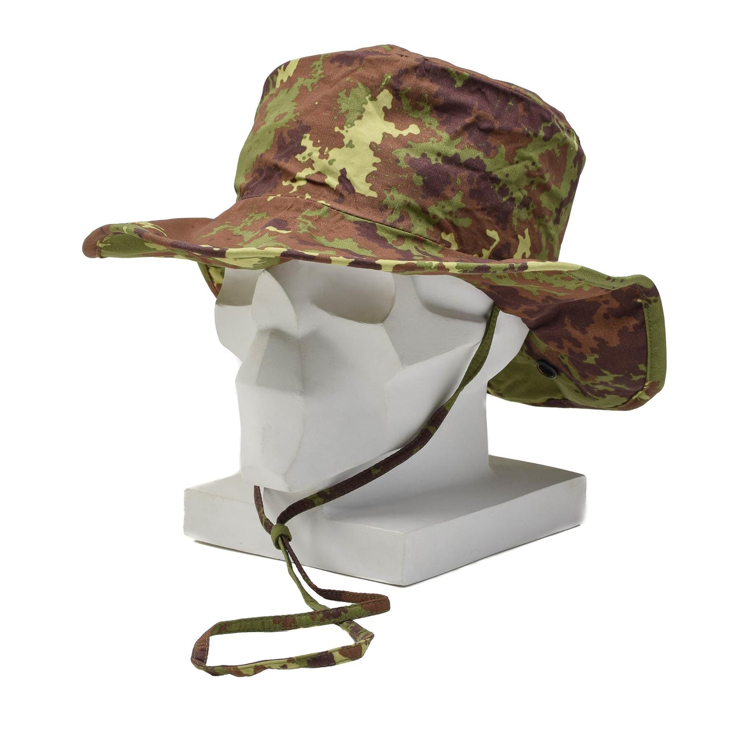 Italian Army Boonie Style Cap with Chin Strap